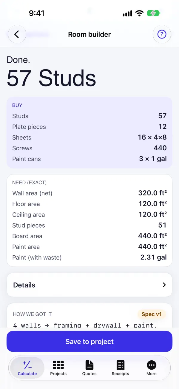 A whole room in one go